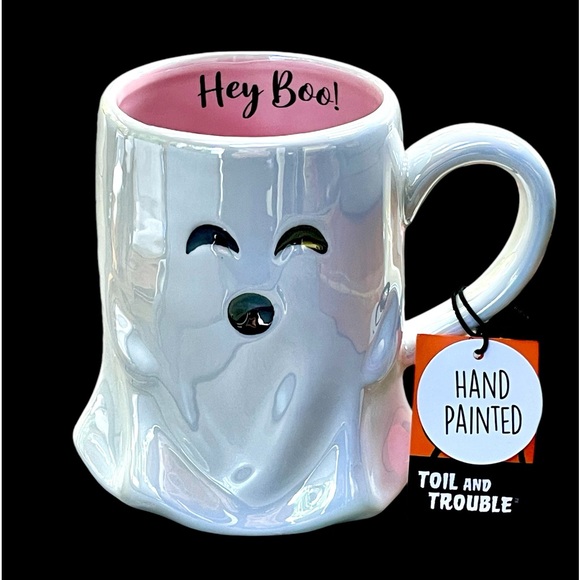 Other - New Hey Boo ceramic ghost coffee mug